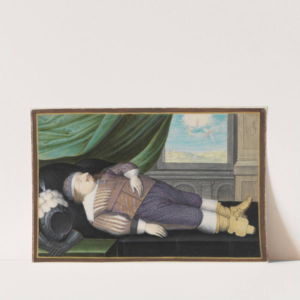 Philipp Ludwig zu Rappoltstein auf dem Totenbett by Friedrich Brentel