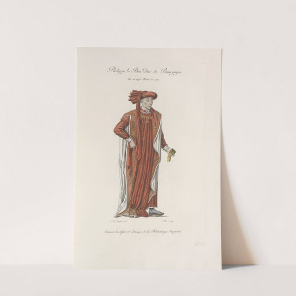 Philippe le bon duc de Bourgogne né en 1396 mort en 1467. Cabinet des dessins et estampes de la bibliothèque impériale. by Nicolas Xavier Willemin