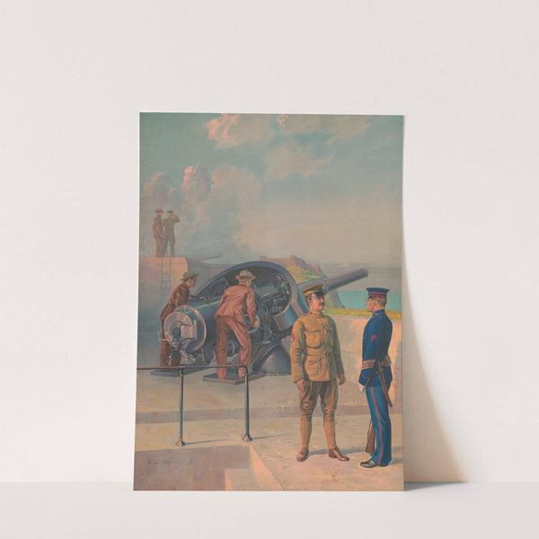 Phillippines coast Artillery on the plains 'B' by Anonymous