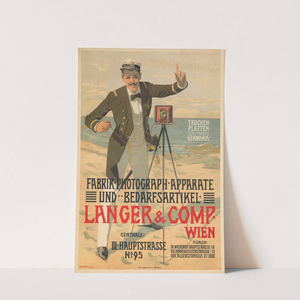 Photographie. Apparate und Bedarfsartikel. Langer & Comp. Wien (1890 - 1913) by Adolf Karpellus