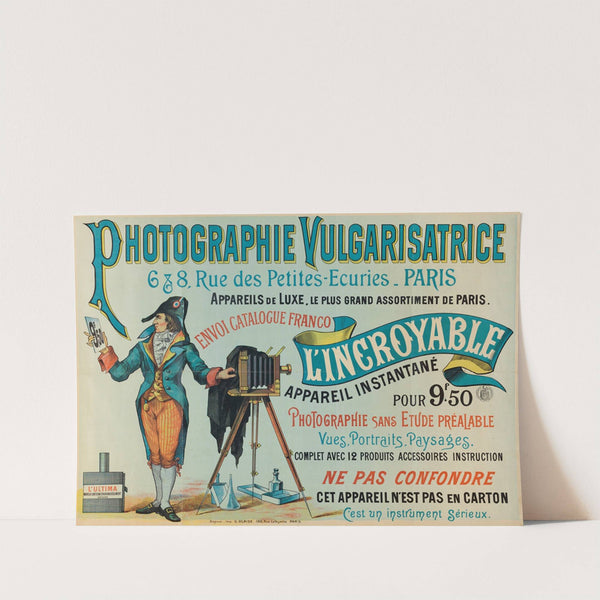 Photographie vulgarisatrice (1900) by Imp. S. Glaise