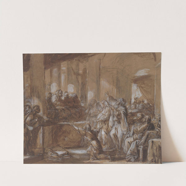 Phryne Before the Areopagus by Jean-Baptiste Deshays