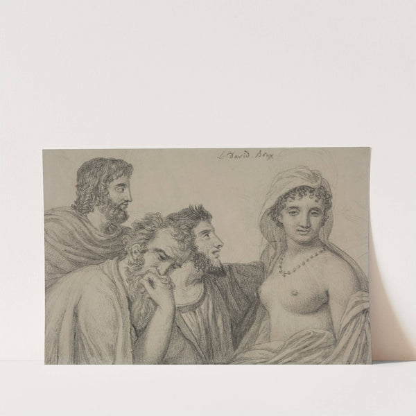 Phryné before the Judges by Jacques Louis David