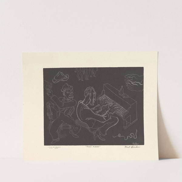 Piano Player (1935–40) by Fred Becker