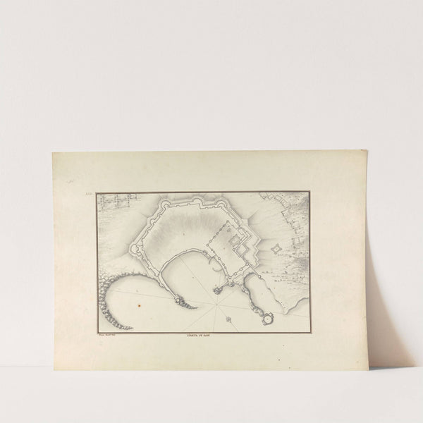 Pianta di Rodi by Giovanni Battista Borra