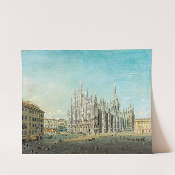 Piazza del Duomo, Milan by Carlo Bossoli
