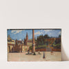 Piazza del Popolo in Rome (1900) by Aleksander Gierymski