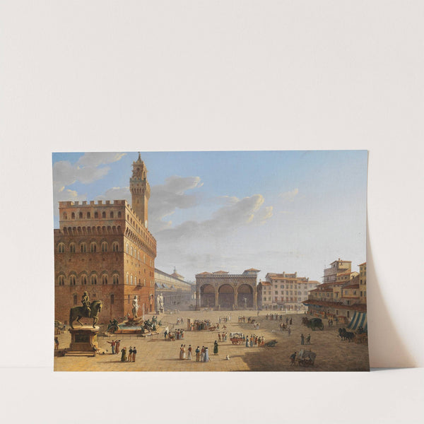 Piazza della Signoria, Florence by Roberto Roberti