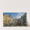 Piazza Navona, Rome (1699) by Gaspar Van Wittel
