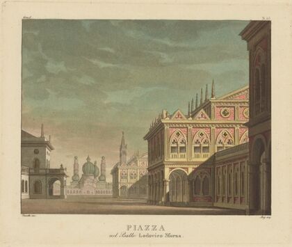 Piazza nel ballo Lodovico Sforza (1820 - 1829)