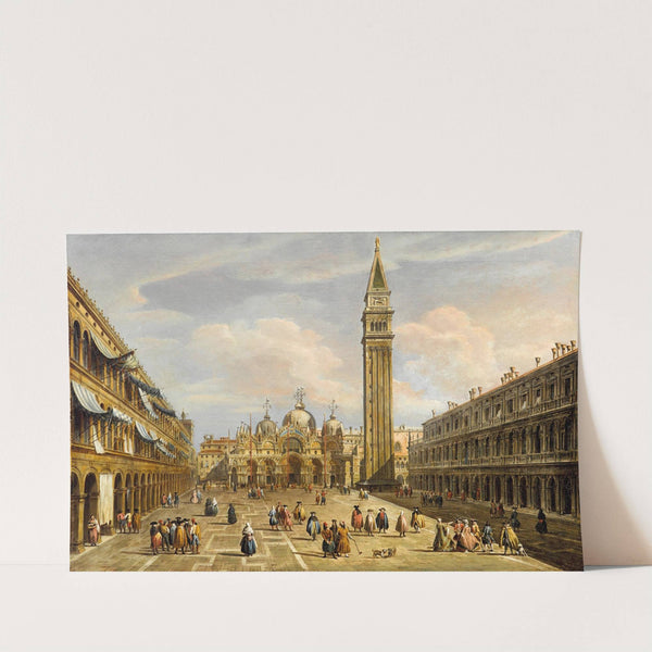 Piazza San Marco looking east towards the Basilica, Venice by Francesco Zanin