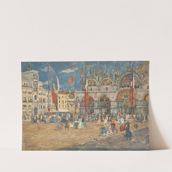 Piazza San Marco (1898) by Maurice Prendergast