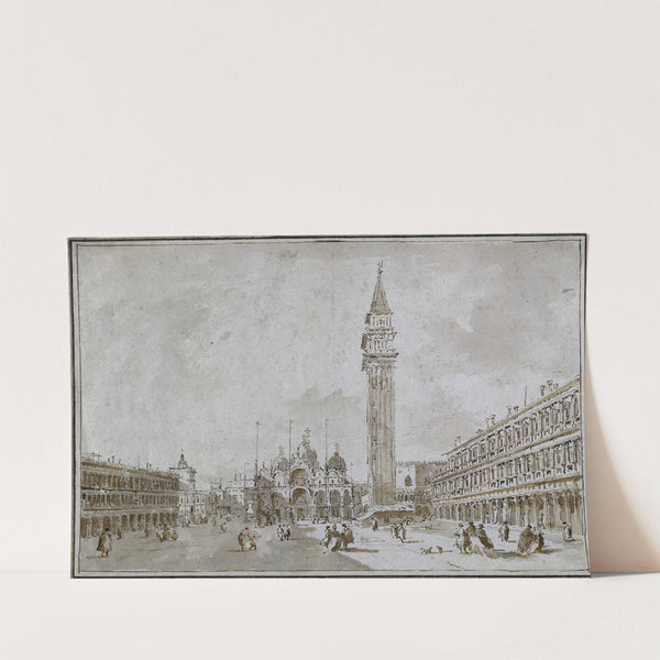 Piazza San Marco, Venice (1780s) by Francesco Guardi