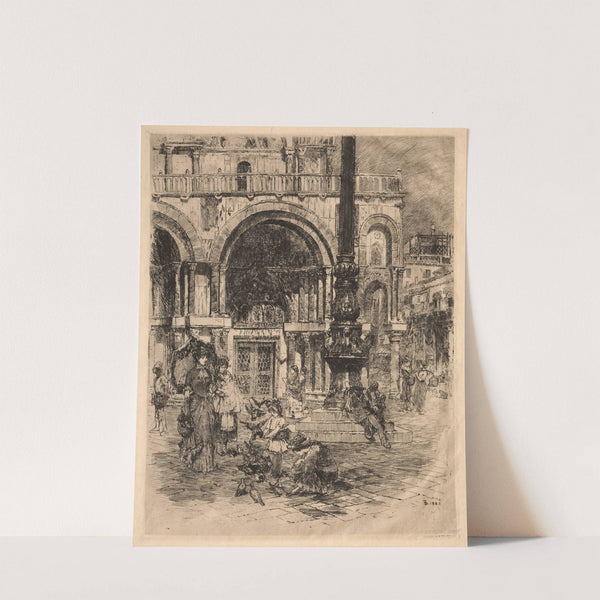 Piazza San Marco, Venice (1883) by Frank Duveneck