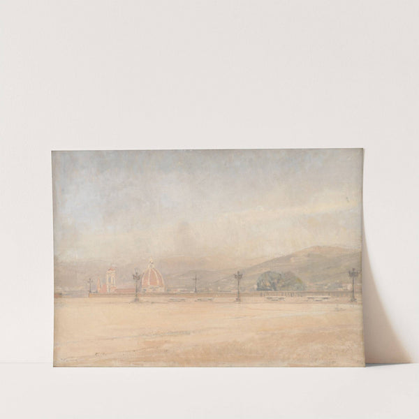 Piazzale Michelangelo near Florence by Karl Schou
