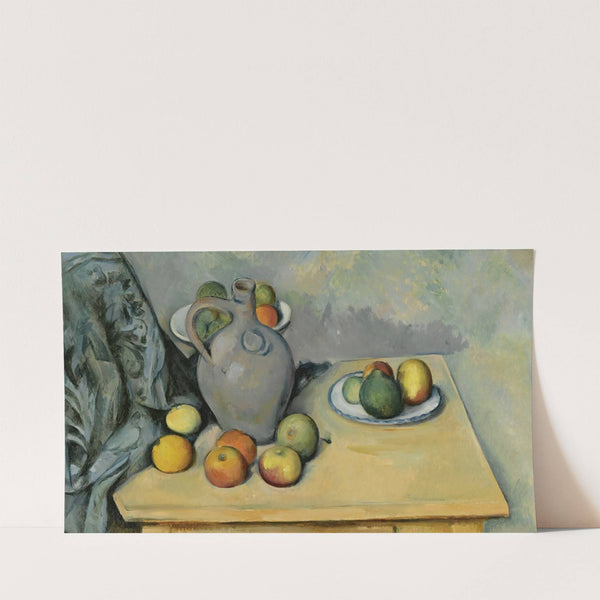 Pichet Et Fruits Sur Une Table by Paul Cézanne