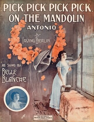 Pick, pick, pick, pick on the mandolin, Antonio (1912)