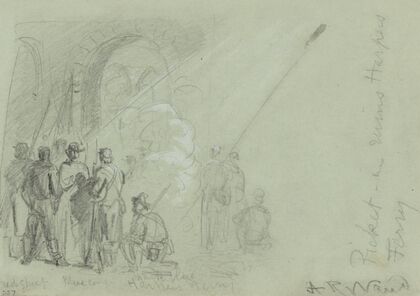 Picket in ruins Harpers Ferry