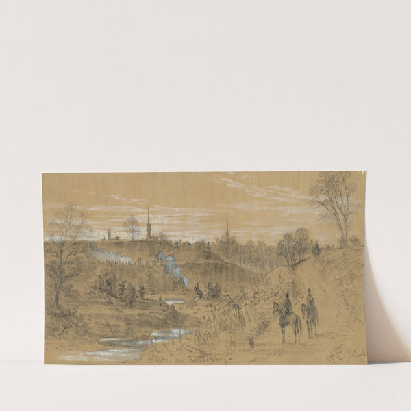 Pickets–Near Fredericksburg (1862) by Alfred Rudolph Waud