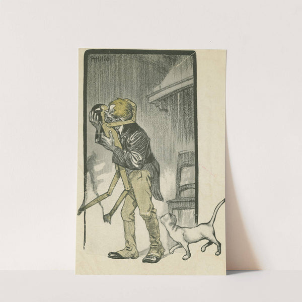 Picking him up from the floor, he fondled and caressed him. by Attilio Mussino