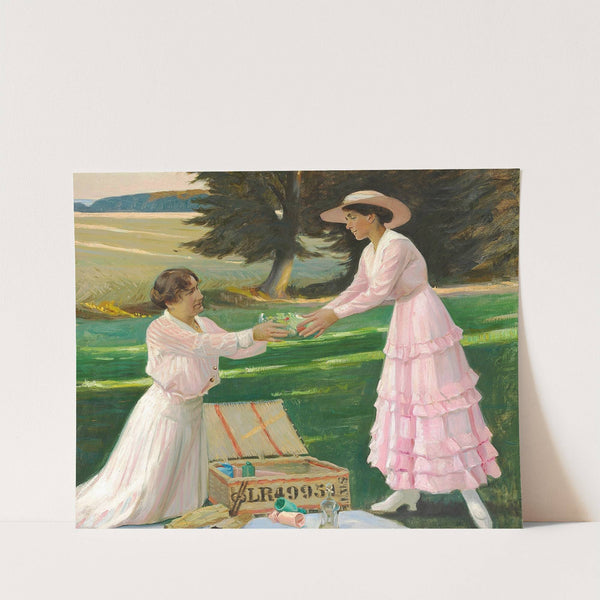 Picnic i skoven by Harald Slott-Møller