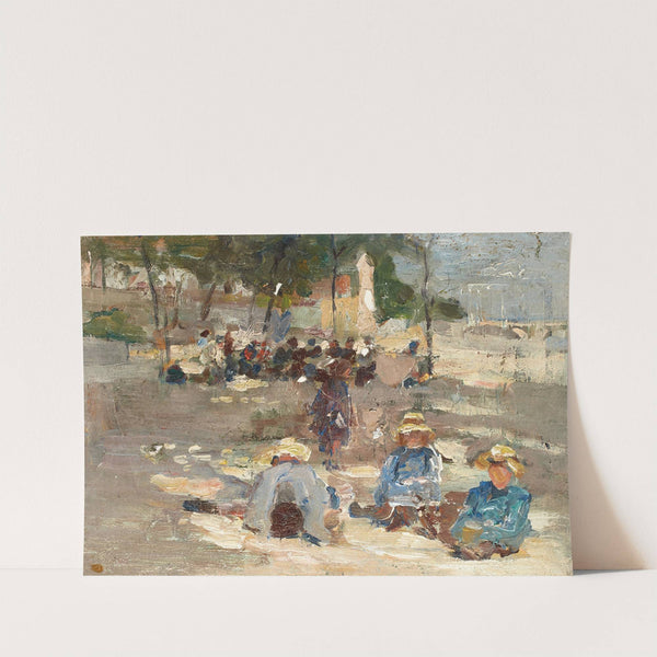 Picnic in the Park by Max Liebermann