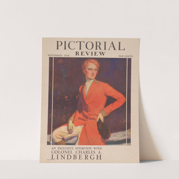 Pictorial review. An exclusive interview with Colonel Charles A. Lindbergh by McClelland Barclay