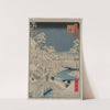 Picture of Twilight at the Drum Bridge in Meguro, from the series 100 Views of Famous Places in Edo (1857) by Andō Hiroshige