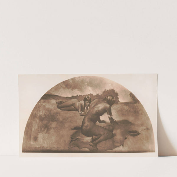 Picture writing (1896) by John White Alexander