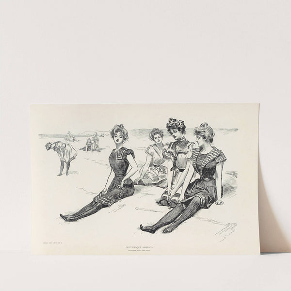 Picturesque America – Anywhere along the coast (1900) by Charles Dana Gibson
