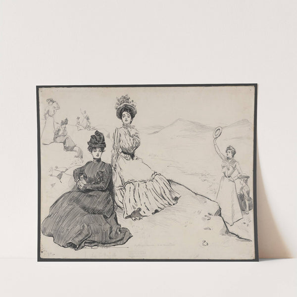 Picturesque America, anywhere in the mountains (1900) by Charles Dana Gibson