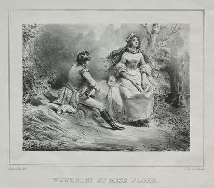 Picturesque Views of Scotland; Waverly and Miss Flora (1825–1828)