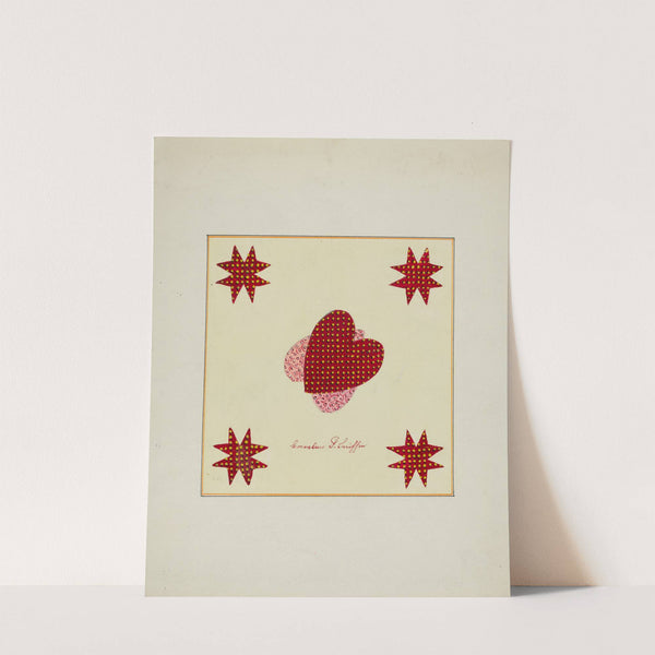 Pieced Autograph Quilt (1 Piece) by Cornelius Christoffels and Margaret Linsley