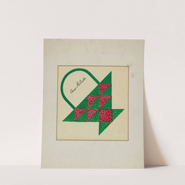 Pieced Autograph Quilt (1 Piece) by Cornelius Christoffels and Margaret Linsley