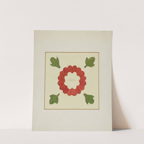 Pieced Autograph Quilt (1 Piece) by Cornelius Christoffels and Margaret Linsley