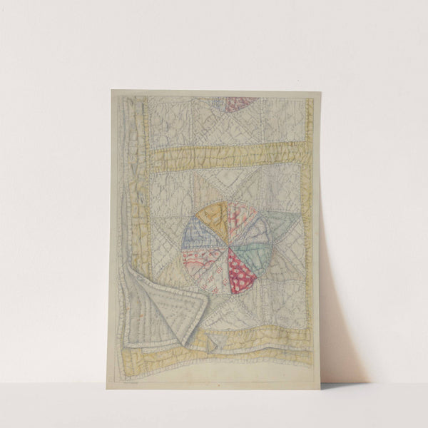 Pieced Quilt - Star Pattern by Maud M. Holme