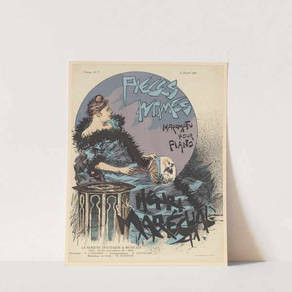 Pièces intimes, impromptu pour piano par Henri Maréchal (1889) by Théophile Alexandre Steinlen