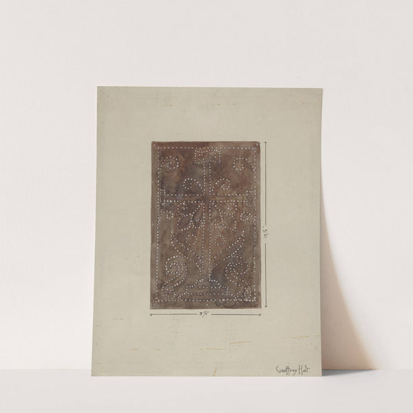 Pierced Metal Screen from Confessional by Geoffrey Holt