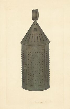 Pierced Tin Lantern