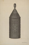 Pierced Tin Lantern