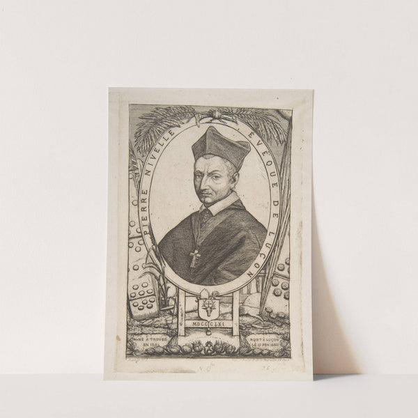 Pierre Nivelle, Bishop of Luçon, after Lasne (1861) by Charles Meryon
