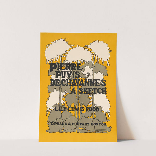 Pierre Puvis de Chavannes, a sketch, Lily Lewis Rood by Ethel Reed