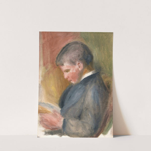 Pierre Renoir lisant by Pierre-Auguste Renoir