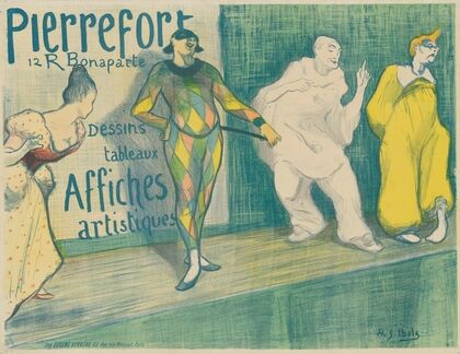 Pierrefort. Dessins Tableaux Affiches Artistiques (1897)