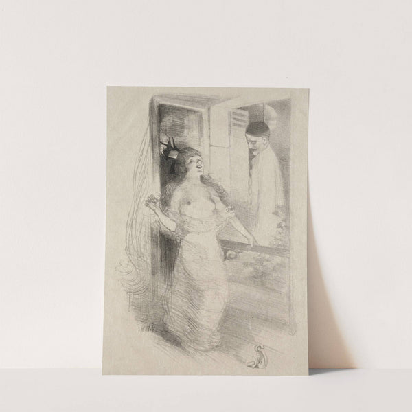 Pierrot by Adolphe Léon Willette