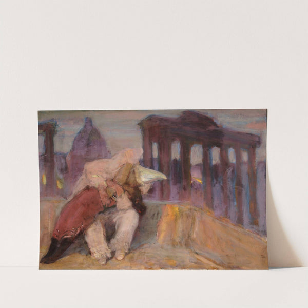 Pierrot and Colombine (1902) by Wojciech Weiss