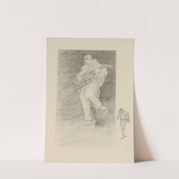 Pierrot musicien (1895-1900) by Henri-Gabriel Ibels