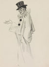 Pierrot with outstretched hand (1917-1919)