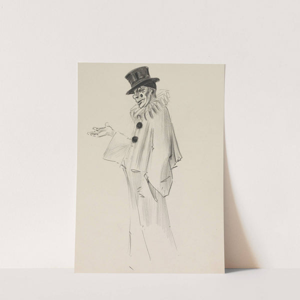 Pierrot with outstretched hand (1917-1919) by Otto Verhagen