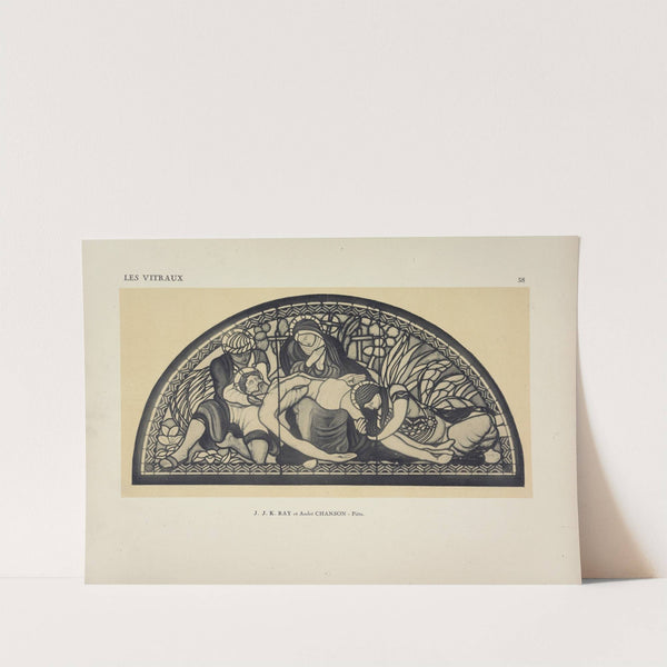 Piéta, au Pavillon du Vitrai by Jacques Gruber